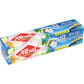 ALBAL bolsa para cubitos de hielo caja 20 unidades